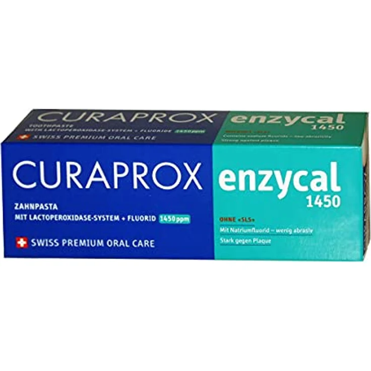 Curaden Curaprox Enzycal Zahnpasta 75 ml, das Zahngel Enzycal von Curaprox ist eine SLS freie Zahnpasta – Bild 2