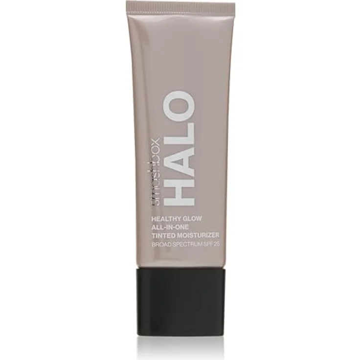 Smashbox Halo Healthy Glow All-in-One Tinted Moisturizer SPF 25, tönende Feuchtigkeitscreme mit aufhellender Wirkung, Farbton Tan, 40 ml – Bild 1