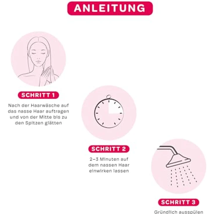by Amazon Intensiver Farbconditioner für gefärbtes Haar, 2 x 300 ml mit Cranberry-Extrakt, vegan und silikonfrei – Bild 5