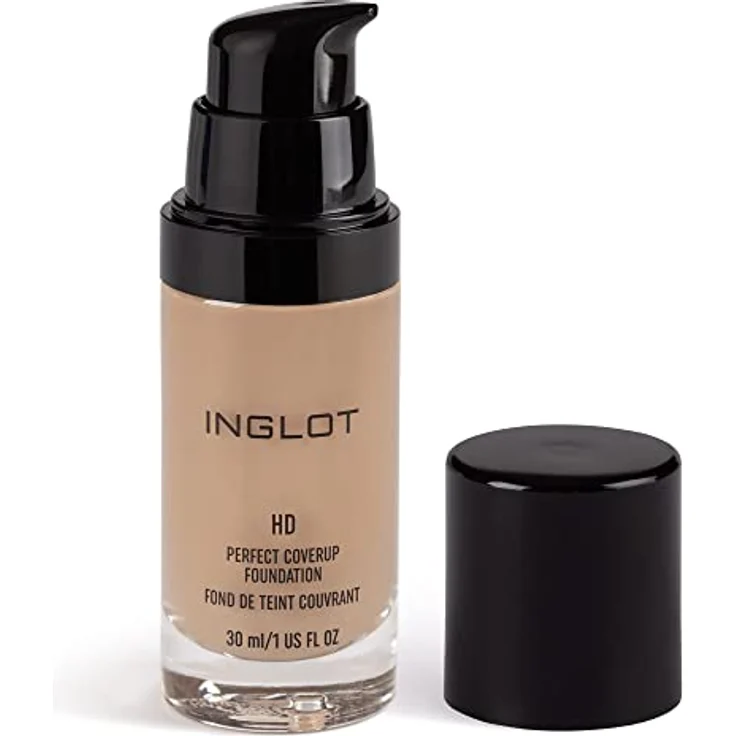 Inglot HD PERFECT COVERUP Foundation 30 ml Nr.82, hypoallergen, für makellosen Teint mit HD-Pigmenten und feuchtigkeitsspendendem Trüffel-Extrakt – Bild 2