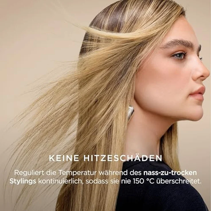 Shark Glam Multistyler und Haartrockner, hitzekontrollierte Keramik, Gloss-Lock-Technologie, 5 Styling-Aufsätze inkl. Silki und Glossi – Bild 3