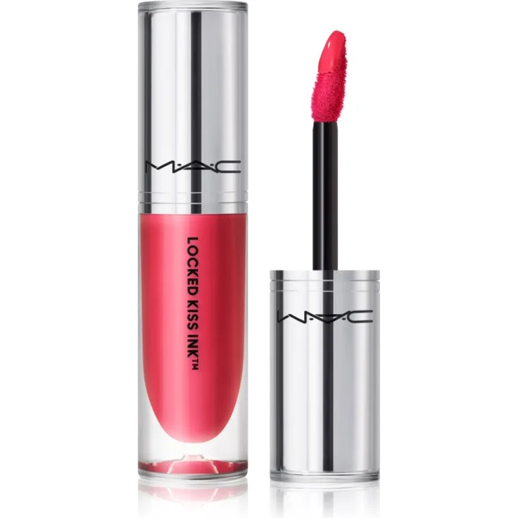MAC Cosmetics Locked Kiss Ink 24HR Lipcolour, matter, flüssiger Lippenstift mit hoher Pigmentierung, Farbton Hyperbole, 4 ml