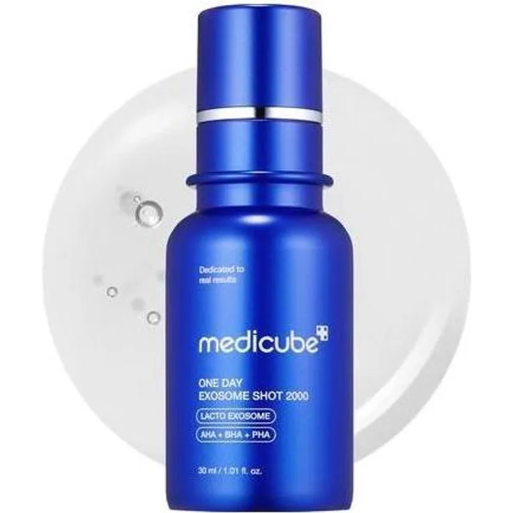 Medicube One Day Exosome Shot Pore Ampoule, Gesichtsserum mit 2000 ppm Exosomen, 30 ml