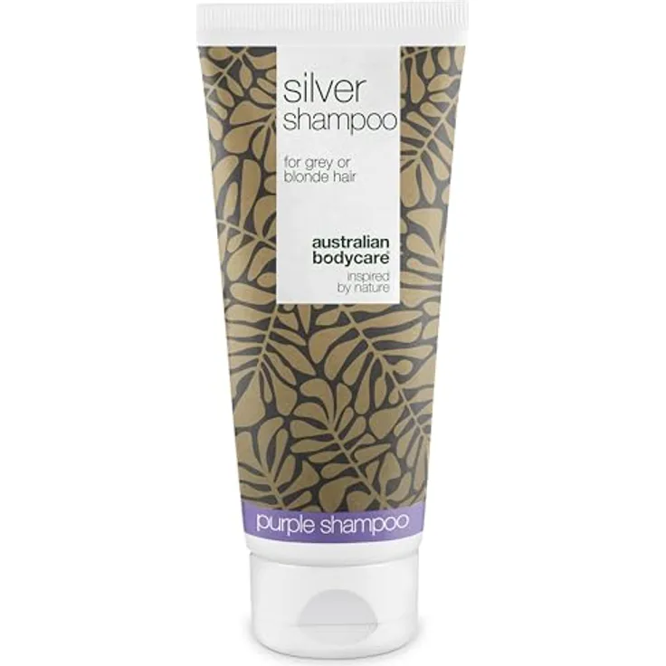 Australian Bodycare Silbershampoo, Anti-Gelbstich für blondes und graues Haar, 250 ml – mit violetten Pigmenten für klaren, kühlen Farbton und frischen Glanz