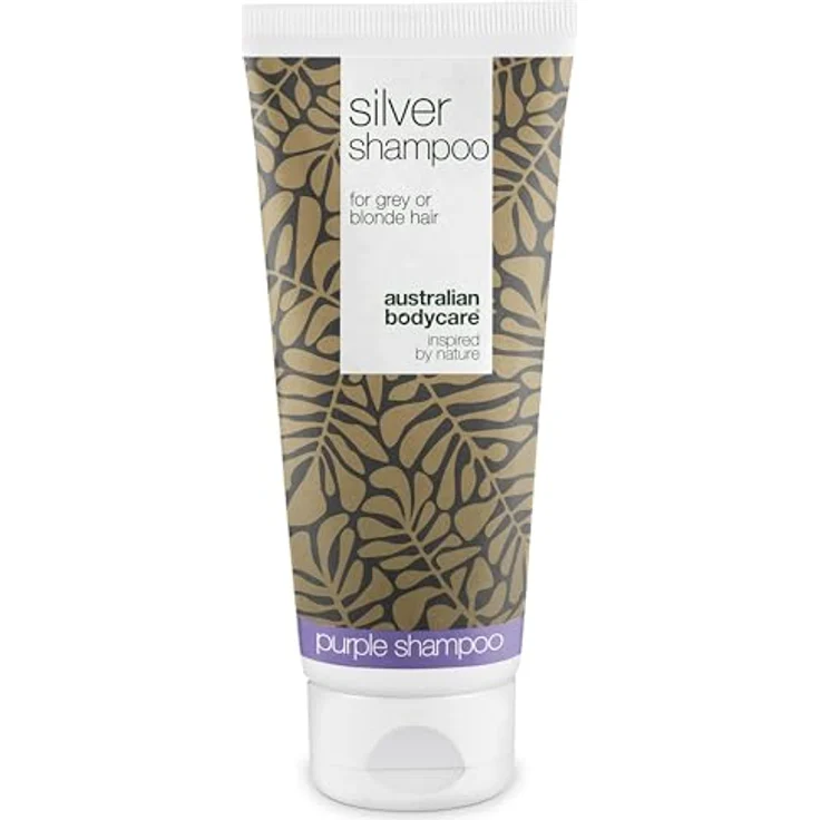 Australian Bodycare Silbershampoo, Anti-Gelbstich für blondes und graues Haar, 250 ml – mit violetten Pigmenten für klaren, kühlen Farbton und frischen Glanz – Bild 1