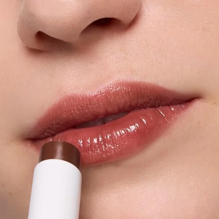 essence JUICY BOMB glossy butter balm, Lippenbalsam Nr. 05, vegan, glänzend, ohne Parabene, braun, 2.5g – Bild 5