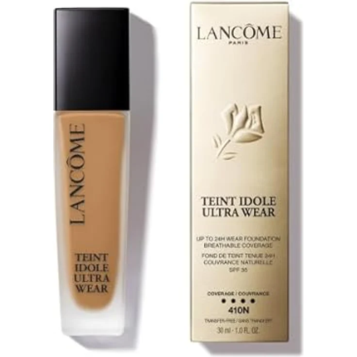 Lancôme Teint Idole Ultra Wear Foundation 410N, 30 ml, hohe Deckkraft, 24 Stunden Halt, mattes Finish – Bild 2