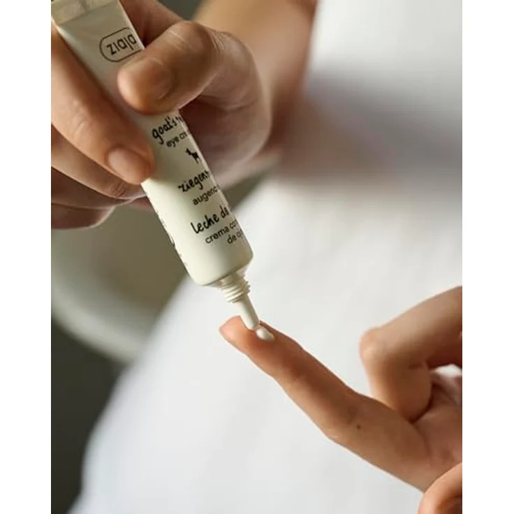 Ziaja ZIEGENMILCH Augenkonturcreme, intensives Feuchtigkeitsserum mit straffenden Ziegenmilchproteinen, 15 ml für Damen – Bild 6
