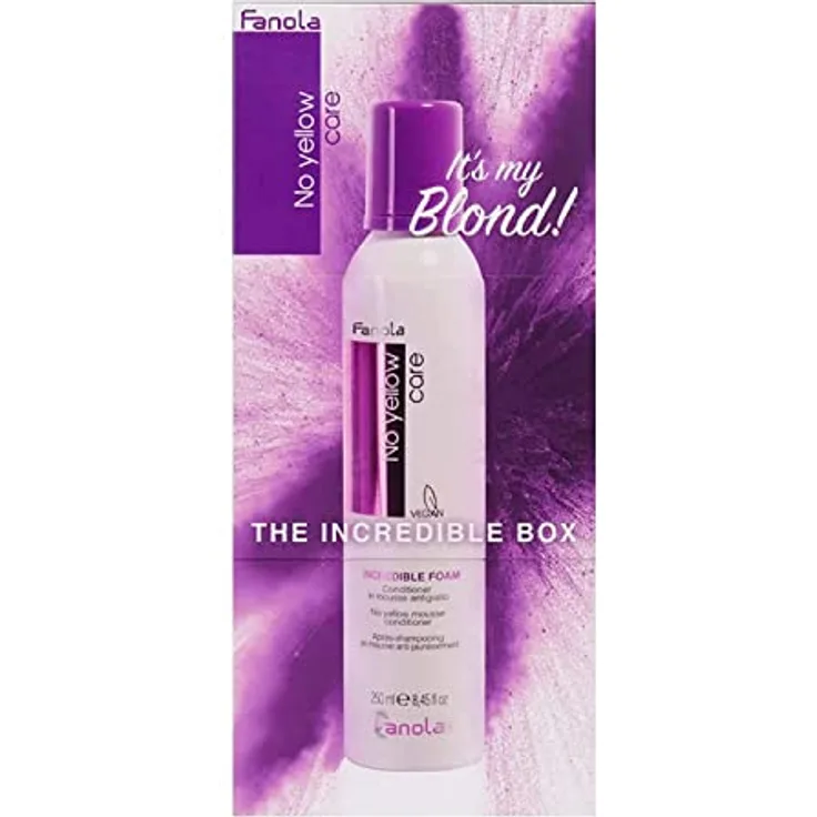 Fanola No yellow Care The Incredible BOX Incredible Foam Mousse Conditioner, 250 ml