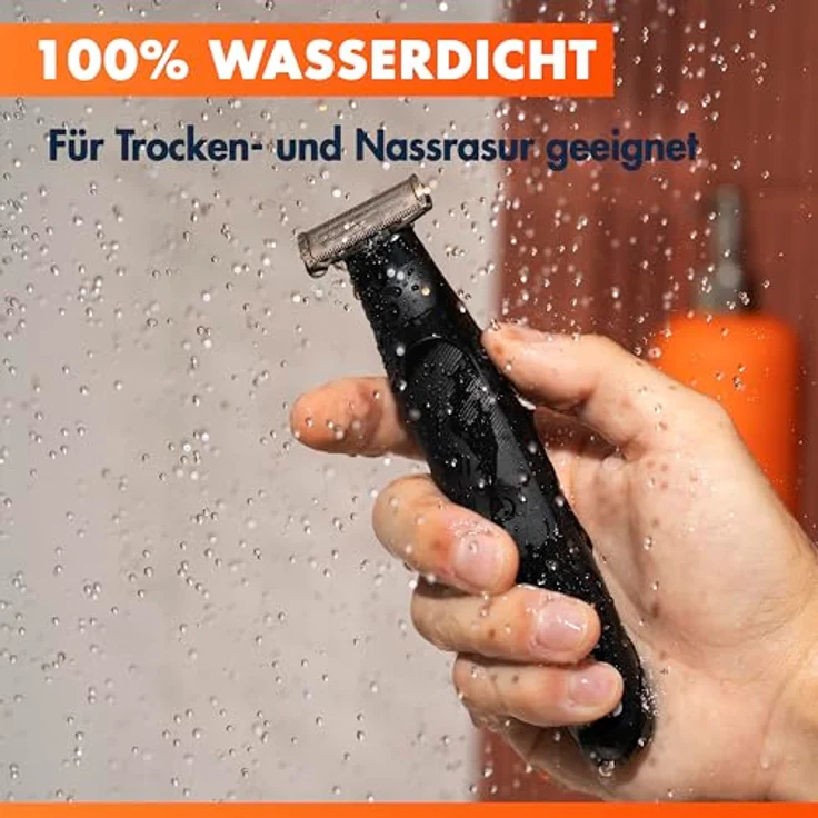 Gillette Fusion One Hybrid, Trimmer und Haarschneider mit flexiblem Kopf, wasserdicht, 3 Bartkämme (1mm, 2mm, 5mm), wiederaufladbar – Bild 6