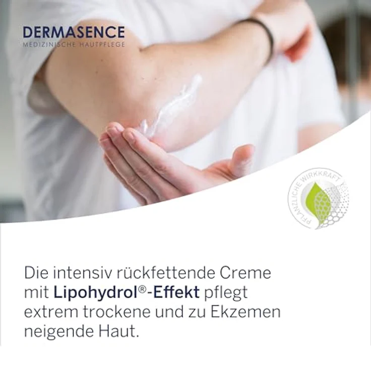 DERMASENCE Adtop XC Lipidlotion, 500 ml - Intensiv rückfettende Lotion für extrem trockene Haut - Mit Lipohydrol-Effekt, schützendem Squalan und beruhigendem Johanniskraut-Extrakt - Parfümfrei, vegan – Bild 3