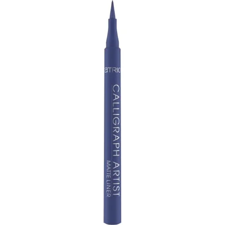 Catrice Calligraph Artist Matte Liner, Eyeliner, Nr. 060, Blau, sofortiges Ergebnis, farbintensiv, matt, vegan, ohne Mikroplastikpartikel, Nanopartikel frei, ohne Parfüm, 1er Pack (1.1ml)