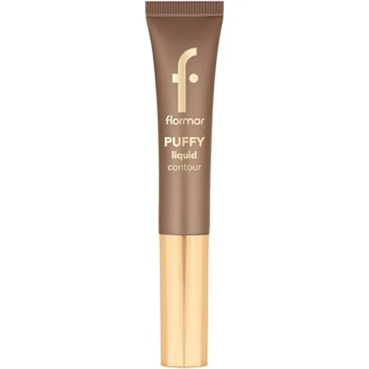 Flormar Rouge & Bronzer Puffy Liquid Contour, 12 ml - Leichte Textur mit integriertem Schwamm-Applikator für individuelles Contouring und natürliches Finish – Bild 2
