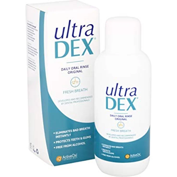 Ultradent Mundspülung antibakteriell 500 ml, hilft beim Abbau von Plaque-Biofilmen  – Bild 5