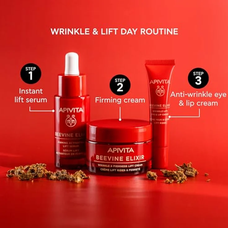 Apivita Beevine Elixir Lift Serum, festigendes Liftingserum zur Verjüngung der Gesichtshaut, 30 ml – Bild 6