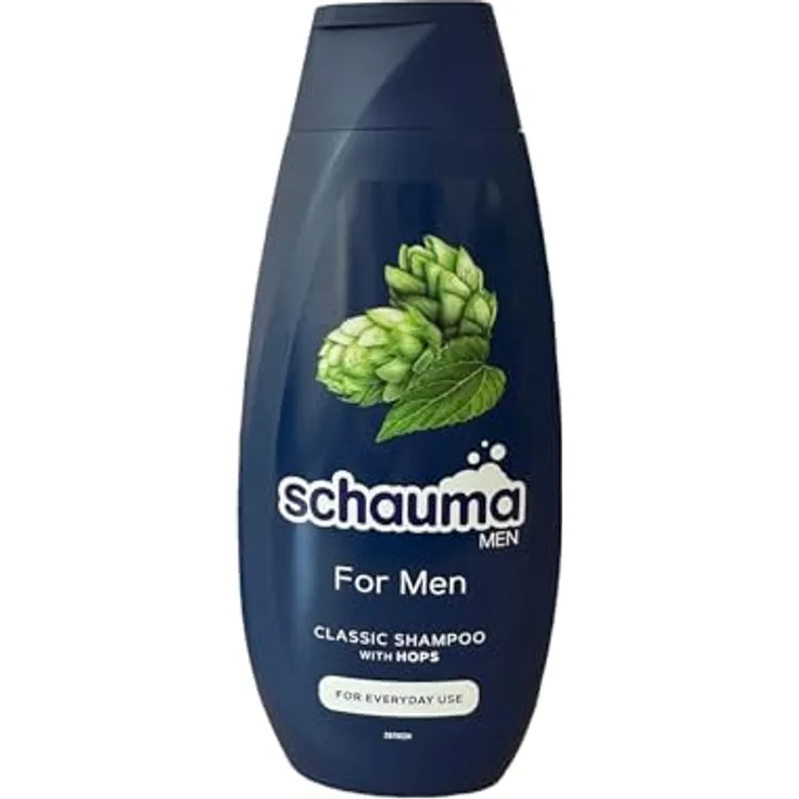 SCHAUMA For Men Shampoo mit Hopfenextrakt, 400ml, reinigt gründlich und duftet männlich
