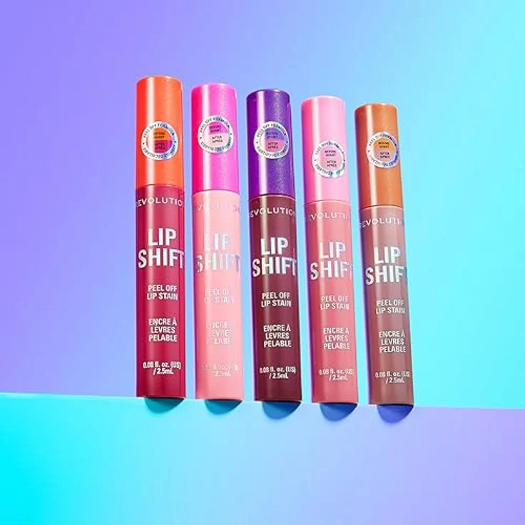 REVOLUTION Lip Shift Peel Off Lippenstifte, langanhaltende Farbformel mit intensiver Pigmentierung, 40 g – Bild 2