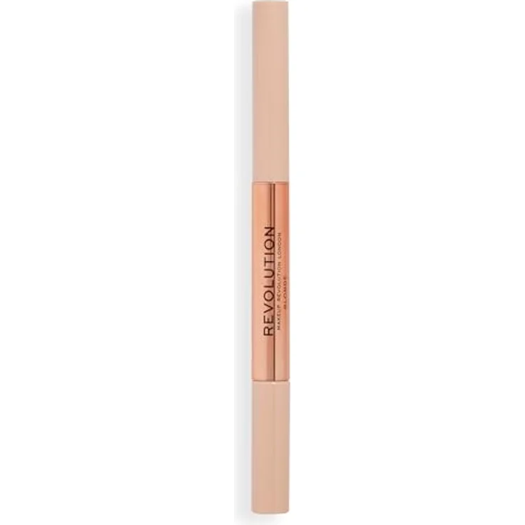 Makeup Revolution Fluffy Brow Filter Duo, Beidseitiger Augenbrauenstift für Fixation und Form, Farbton Blonde, 0.12 g – Bild 3