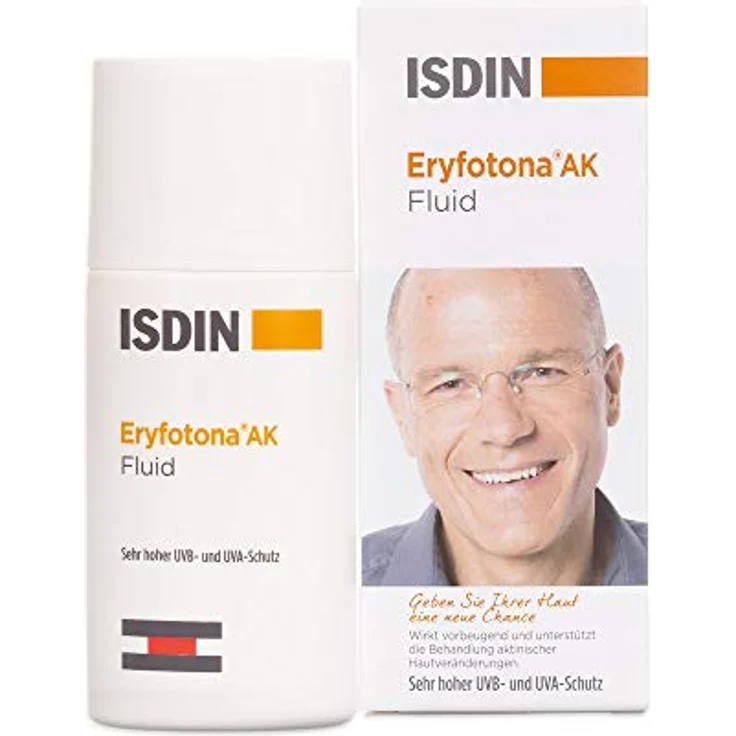 ISDIN Eryfotona AK Fluid LSF100+ (50 ml) | Prävention und begleitender Schutz bei Aktinischer Keratose | Sehr hoher UVB- und UVA-Schutz – Bild 1