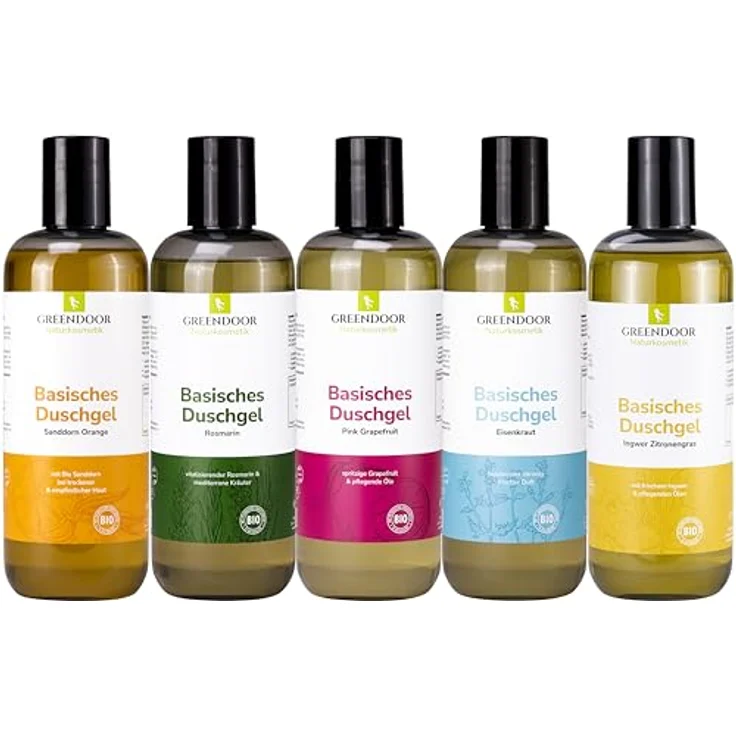 GREENDOOR Basisches Bio Duschgel Eisenkraut 500ml, biologisch abbaubar, Naturkosmetik ohne Sulfate Silikone Konservierungsmittel, natürlich ohne Tierversuche – Bild 5