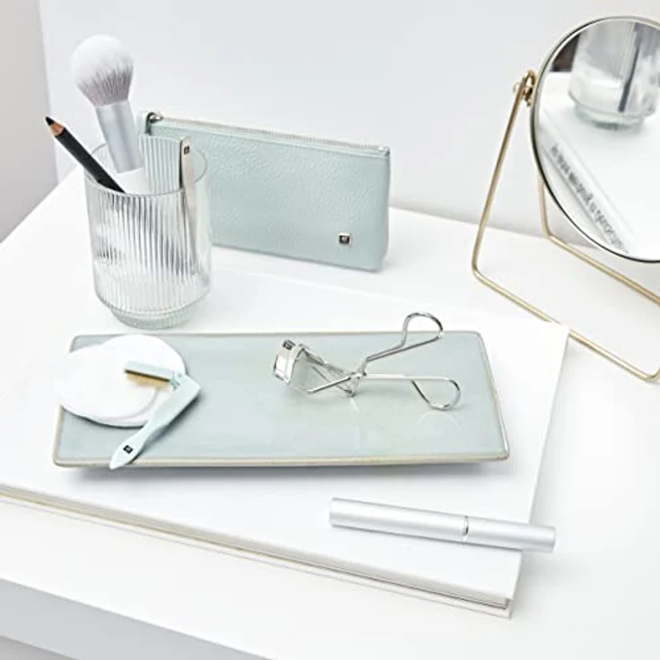 ZWILLING Wimpernzange aus Edelstahl mit mintfarbenen Silikonpads, alle Augenformen, Silber – Bild 4