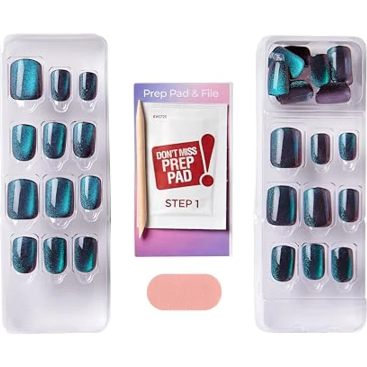 KISS Color FX im Press, künstliche Fingernägel selbstklebend, 30 Stück für perfekte Maniküre – Bild 7