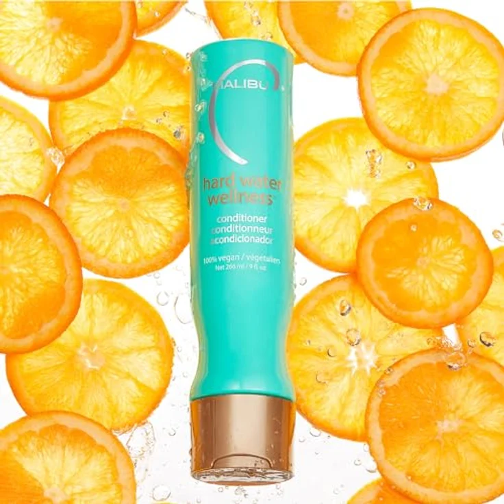 Malibu C Hard Water Wellness Conditioner 266ml - Pflegende Spülung für strapaziertes Haar – Bild 2