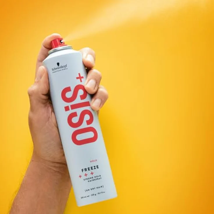 Schwarzkopf Professional Osis+ Hold Freeze Strong Hold Hairspray, 500 ml, Haarstyling  – Bild 5