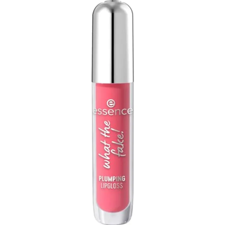 Essence Aufpolsternder Lipgloss "What the Fake!" - 4 ml mit Hyaluronsäure und Vitamin E, Farbe 101 Hand Squeeze