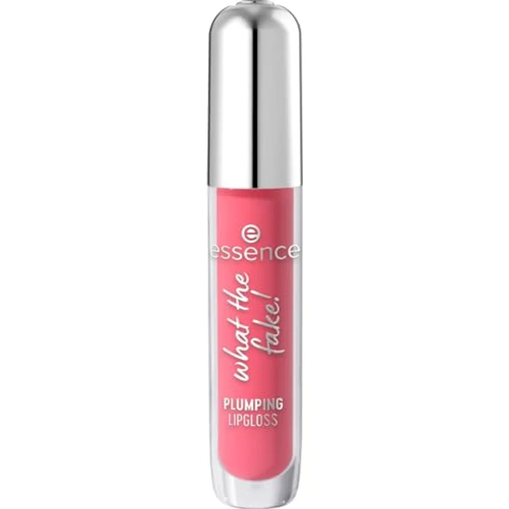 Essence Aufpolsternder Lipgloss "What the Fake!" - 4 ml mit Hyaluronsäure und Vitamin E, Farbe 101 Hand Squeeze – Bild 1