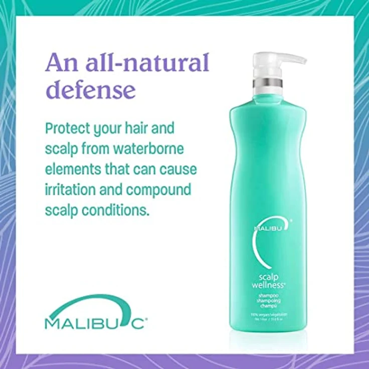 Malibu C Scalp Wellness® Conditioner 1000 ml, feuchtigkeitsspendende Haarspülung für Damen, vegan – Bild 3