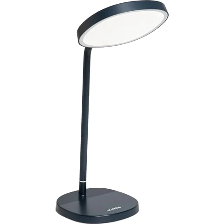 Lumie Task, Tageslichtlampe 10000 Lux, 15 cm LED Lichttherapie für Büro, schwarz – Bild 1