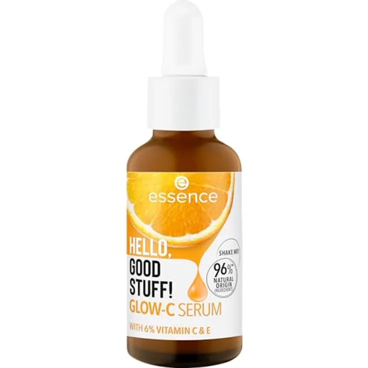 essence Hello, Good Stuff! Glow-C, Aufhellendes Gesichtsserum mit Vitamin C, 30 ml, vegan