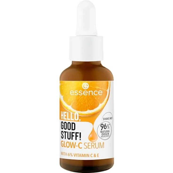 essence Hello, Good Stuff! Glow-C, Aufhellendes Gesichtsserum mit Vitamin C, 30 ml, vegan – Bild 1