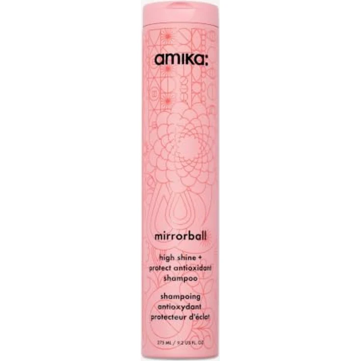 Amika Mirrorball Shine Antiox Shampoo, 275 ml – antioxidative Formel für brillanten Glanz und geschmeidiges Haar – Bild 10