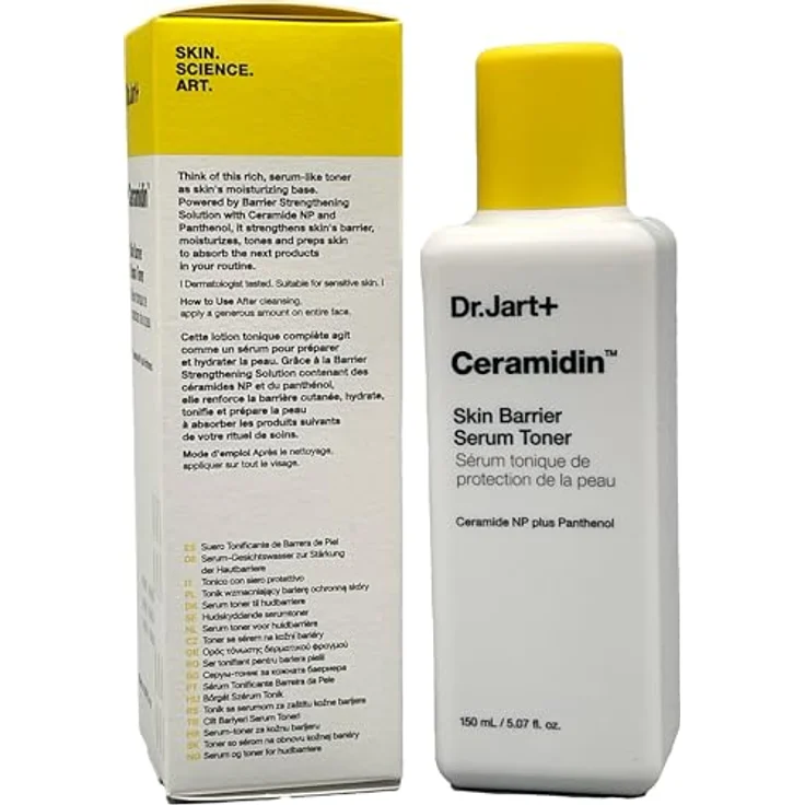 Dr.Jart+ Ceramidin Skin Barrier Serum Toner, 150ml, pflegender Toner & Serum mit Panthenol und Ceramiden – Bild 4