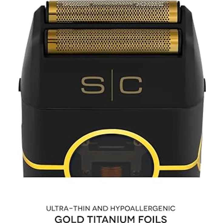 Stylecraft Instinct Metal Shaver Black, Doppelfolienrasierer mit Vektor-Motor und ultraschneller Rasiergeschwindigkeit – Bild 6