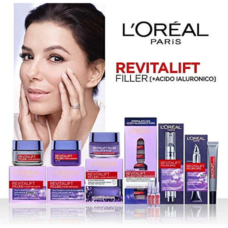 L'Oréal Paris Revitalift Filler Gesichtscreme Kontur Augen, Anti-Falten Rivolumisierend mit Hyaluronsäure Konzentrat 15 ml – Bild 4