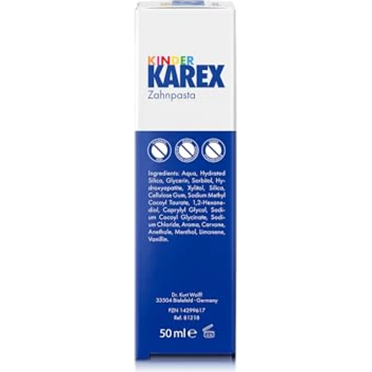 Karex Kinder Zahnpasta mit BioHAP ohne Fluorid, bis 6 Jahre, 50 ml – Bild 5