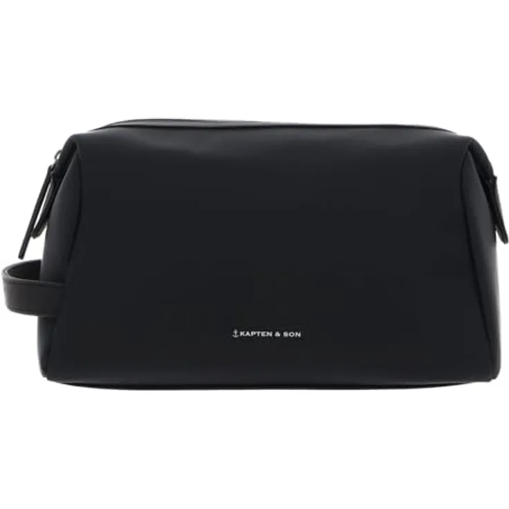Kapten & Son Windsor Large Kulturbeutel, 32.5 cm, schwarz, 100% PET, praktische Aufbewahrung