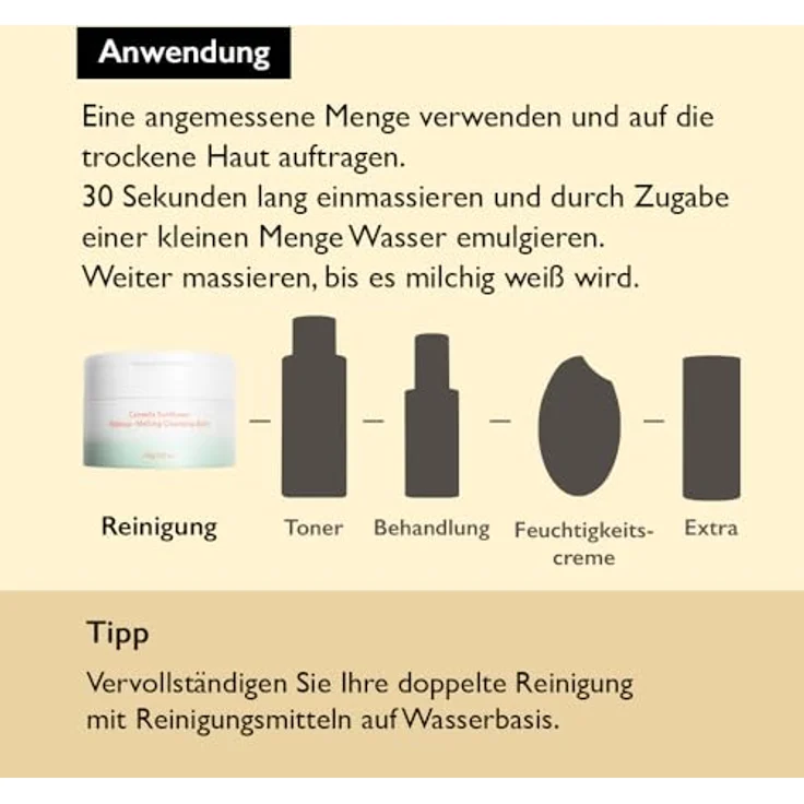 Haruharu Wonder Centella Sunflower Makeup-Melting Cleansing Balm, 100 g – Balsam zum Abschminken und Reinigen für empfindliche Haut, spendet Feuchtigkeit und beruhigt – Bild 5