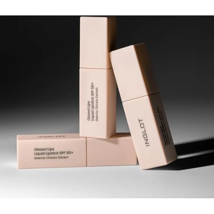 Inglot Glazed Lips Liquid SPF 50+ Lipgloss, 3,5 ml, Farbe 92, intensiver Glanz und mineralischer Lichtschutz – Bild 2