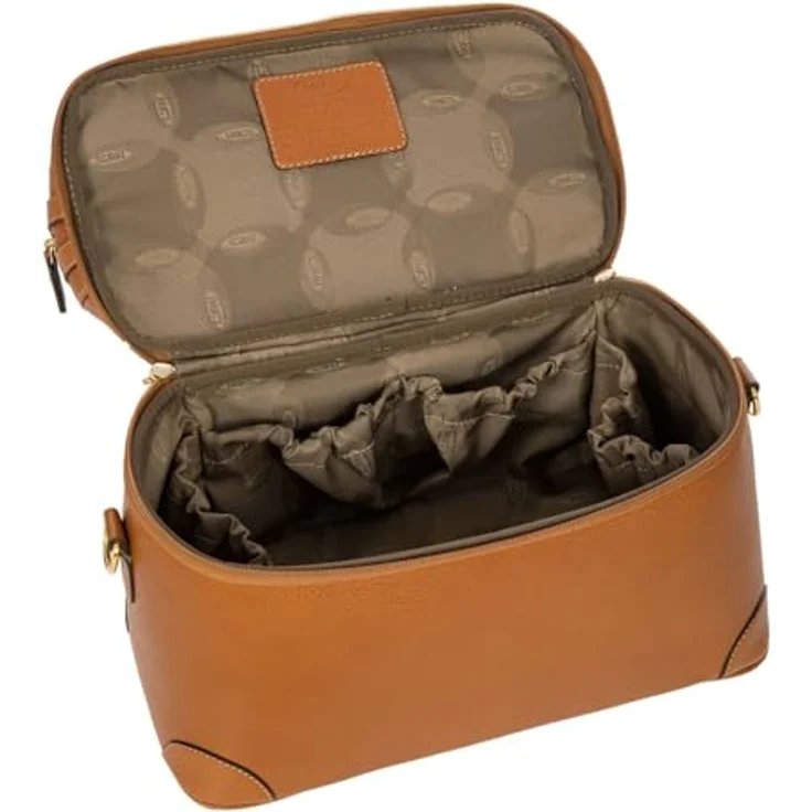 Brics Life Pelle Beautycase 35 cm, Braun, (17 l) - Hochwertiges Leder, elegantes Design, hergestellt in Italien – Bild 5