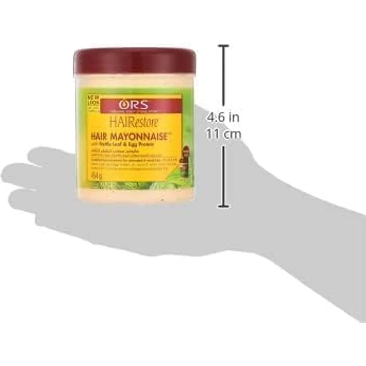 ORS Hair Mayonnaise, Haarmaske zur Intensivpflege, 454 g, stärkt und spendet Feuchtigkeit – Bild 3