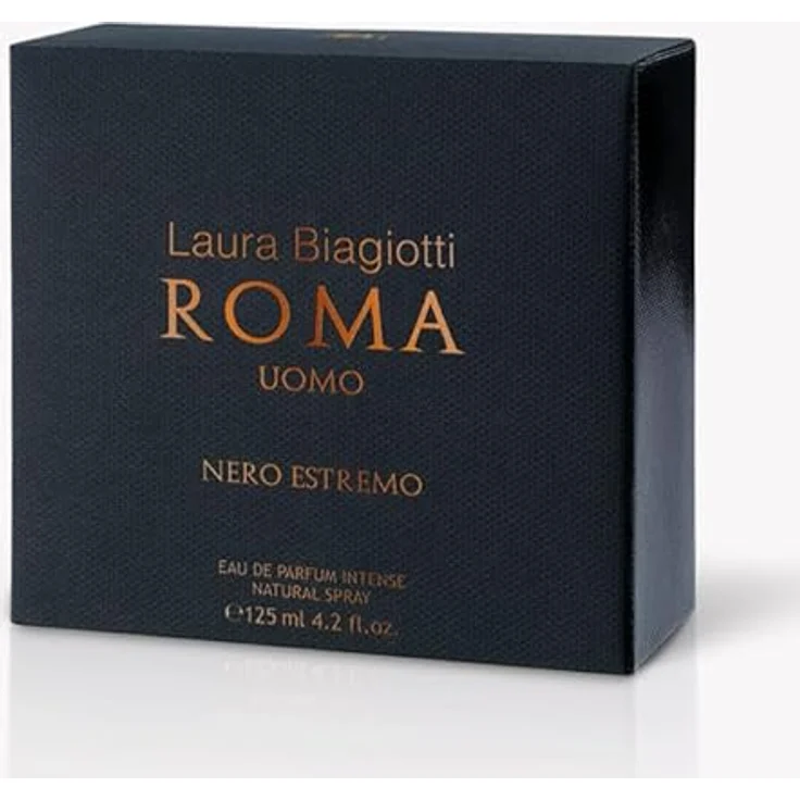 Laura Biagiotti Roma Men Extreme Black, Herrenduft in 75ml, elegante Flasche im designorientierten Stil – Bild 3