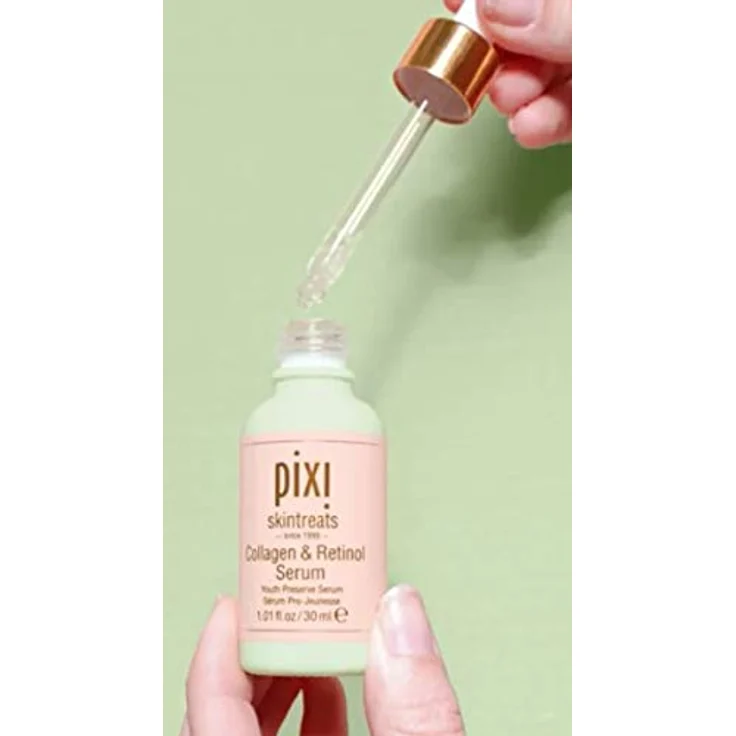 Pixi Botanical Collagen & Retinol Serum, Gesichtsserum für strahlende Haut, 30 ml – Bild 5