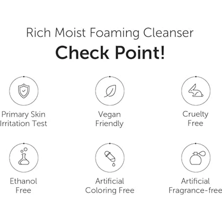 Dear Klairs Rich Moist Foaming Cleanser Reinigungsschaum 100 ml mit reinigender Wirkung – Bild 8