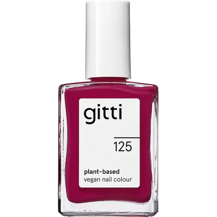 gitti no. 125 Nagellack, beerig-violettes Magentarot, 15 ml, langanhaltend und pflegend