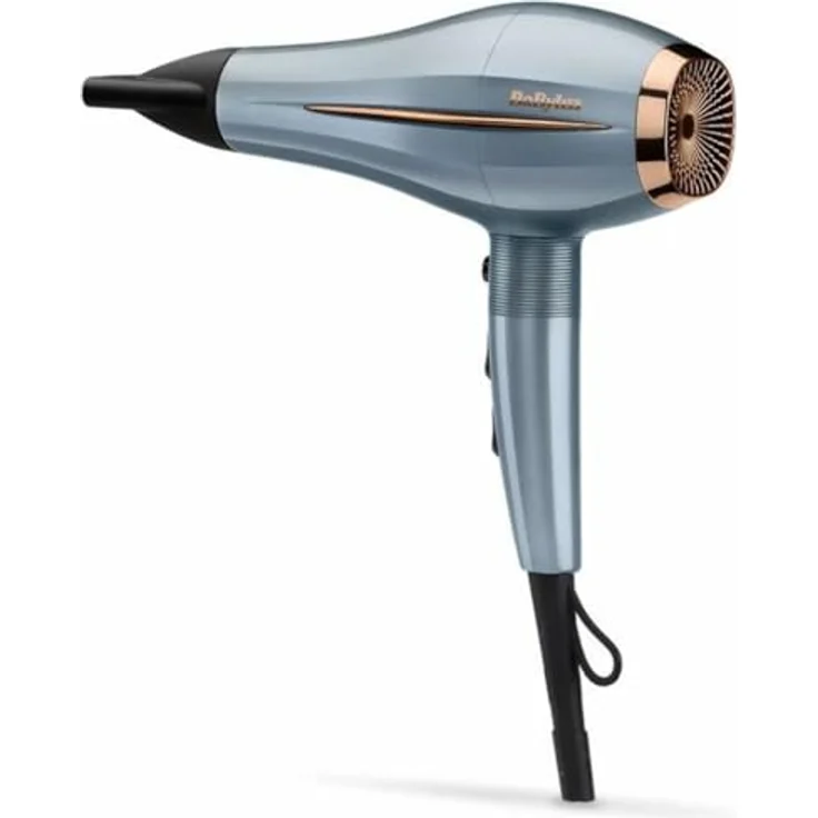 BaByliss Denim Luxe D251PE, Haartrockner mit Ionen-Funktion und Kaltluft-Funktion, blau – Bild 2
