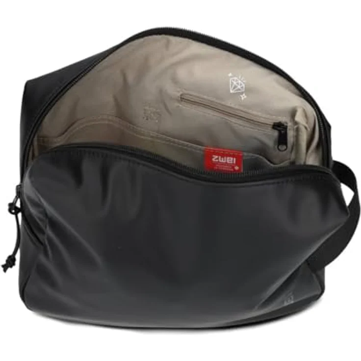 Zwei CARGO CAN50, wasserfeste Kulturtasche zum Aufhängen mit Haken, Schmuckfach und Innentaschen, 3 Liter, 25 cm (Black) – Bild 5